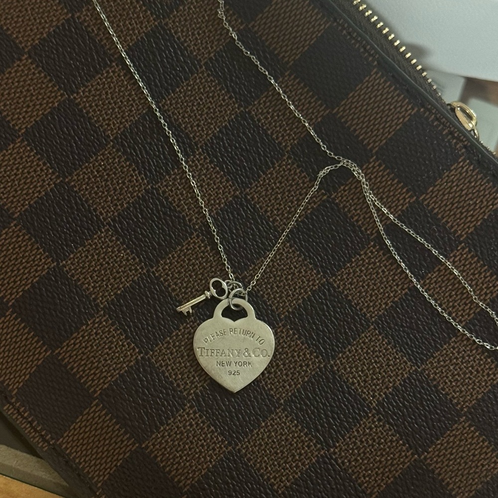 Tiffany & Co. Silver Heart Pendant Necklace